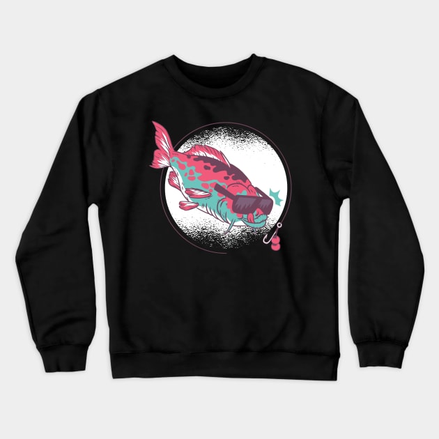 Carp and Boilies Fishing Crewneck Sweatshirt by madeinchorley